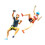 Resin 1/64 Scale Climbing People Figurines for Scene Layout 2