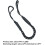Boat Docking Lines   Strength Bungee Dock Line, 2 Pieces, Black and white dots Ref: 2539 5
