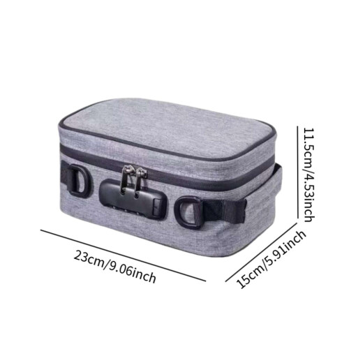 Smell Odor Proof Bag Reusable Compact Utility with Combination Lock Me 1