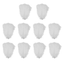 10 Pieces Ostrich Feathers Lightweight 25-30cm for Christmas