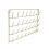 Iron Thread Rack Storage 32 Spools Wall Mount Embroidery Sewing Organi 1