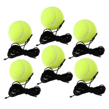6x Tennis Ball w/ String Replacement Tennis Rebound Practice Trainer B
