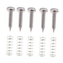 Set of 5 Drum Pedal Beater Springs Screws
