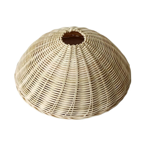 Rustic Bamboo Lamp Shade Bulb Guard for Restaurant Study Room Tea Hous