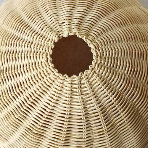 Rustic Bamboo Lamp Shade Bulb Guard for Restaurant Study Room Tea Hous 2
