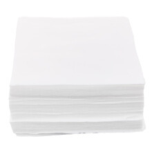 150Pcs Cleanroom Wiper Dustless Fiber Cloth Non-woven White 15x15CM 6'