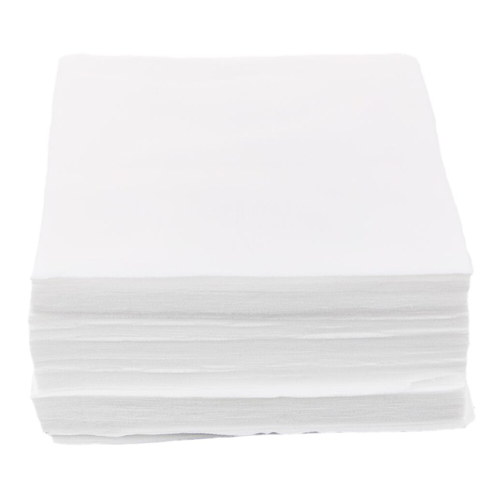 150Pcs Cleanroom Wiper Dustless Fiber Cloth Non-Woven 15X15cm 6' White 705220286097