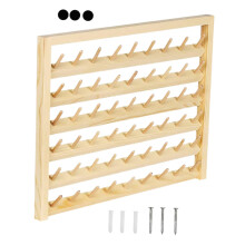 wooden thread holder wallmounted spool stand for sewing yarn organization