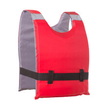 Schwimmvest for kayak Light life jacket with reflective strips, buoyancy aid for rescue operations and water sports activities red