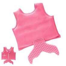 Life jacket for children doublelayer foam, buoyancy for 20–50 pounds Pink