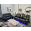 Orlando 3 + 2 Electric Recliner Sofa Set- Black 4