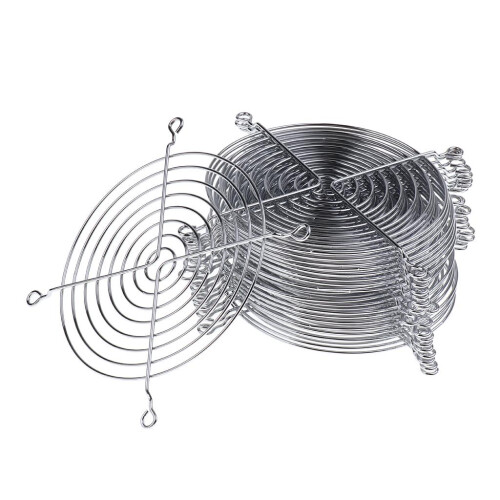 20Pcs Computer Case Cooling Fan Finger Guard Metal Grill Protector 12c