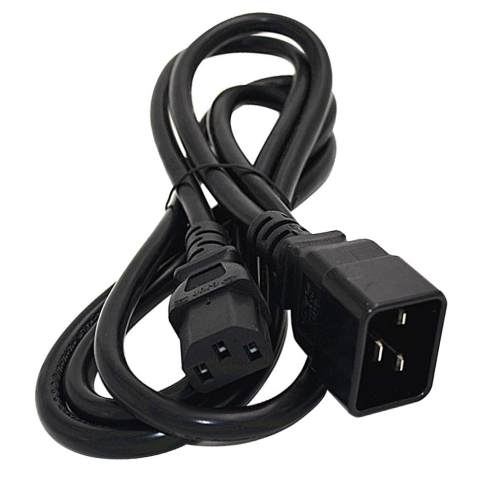 1.8M Iec 320 C13 To C20 Ac Power Supply Extension Cord Adapter For Pdu 784106671639