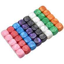 16mm Blank Dices Board Game for Party Supplies, Creative Painting, Cla