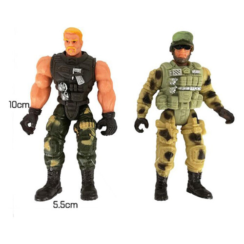 6pcs American Soldier Movable Joint Figure Collection 1