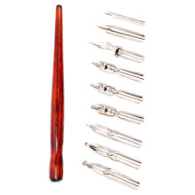Cartoon Comic Dip Pen Set Calligraphy and 9 Nibs for Writing Sketch Ma