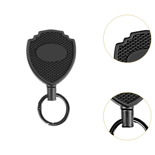 Pull Ring Retractable Key Chain Recoil Keyring Wire Rope Camping Key H 1
