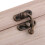 Rectangle Wooden Box Jewelery Storage Box Case with Locking Clasp 3