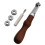 Leather Needle Point Tracing Wheel with Wooden Handle for Cross Stitch 1