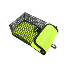 Scuba Diving Gear Storage Bag, Finger Reel Buoy Mesh Storage Pocket Carry Pouch, Fluorescent Yellow, Large Mesh