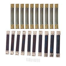 20 Pack of Shrapnel Purse Making Supplies Metal Frame Kiss Clasp 10x1.