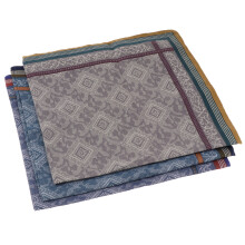 3 Pieces Vintage Men's Cotton Plaid Pocket Handkerchief Pocket Square