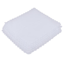 100% Cotton White Handkerchiefs Hanky Pocket Square for Men Women 28x2
