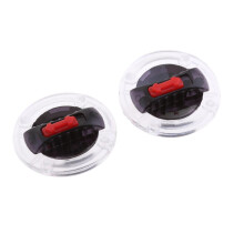 Pair Helmet Screen Lens Mounting Fix Base for Rotate Switch for LS2 He
