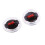 Pair Helmet Screen Lens Mounting Fix Base for Rotate Switch for LS2 He 1