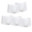 5Pack Men's White Regular Absorbency Washable Incontinence Boxer Brief 1