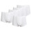 5Pack Men's White Regular Absorbency Washable Incontinence Boxer Brief 3