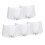 5Pack Men's White Regular Absorbency Washable Incontinence Boxer Brief 2