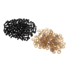 100Pcs Black Plastic Safety Eyes For Teddy Bear/Doll/Toy Animal/Feltin