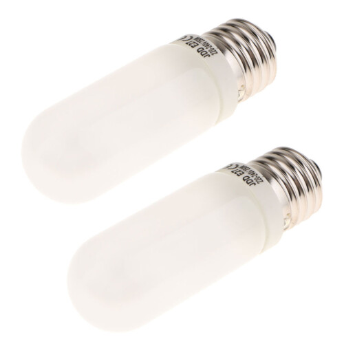 2x JDD Type 250W 220-240V E27 Frosted Halogen Light Bulb Modeling Lamp 2