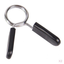 2pcs 30mm Barbel Spring Clip Dumbbell Bar Collar Clamp Weight Bar Lock