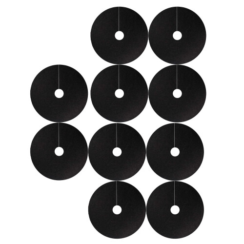 10Pcs Garden Tree Weed Barrier Protector Mat Weed Control Fabric 1