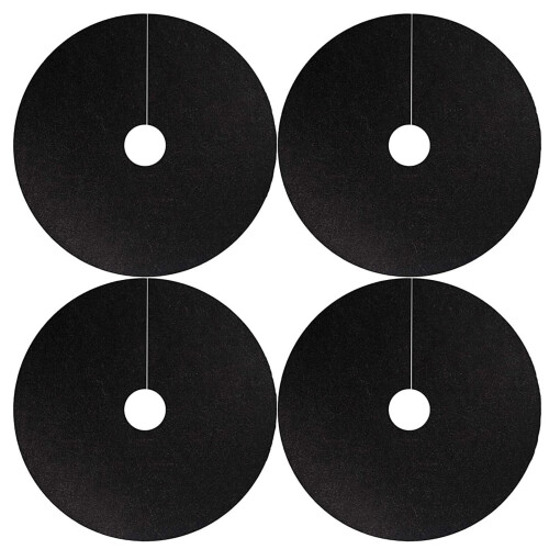 10Pcs Garden Tree Weed Barrier Protector Mat Weed Control Fabric 2