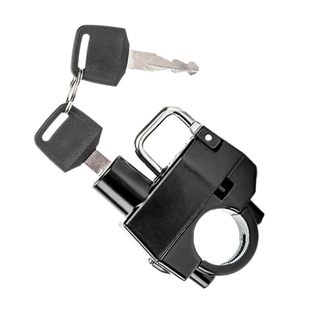 Motorcycle Helmet Lock Anti Theft Fits For 22Mm-25Mm Handlebars Motorb 795495395846