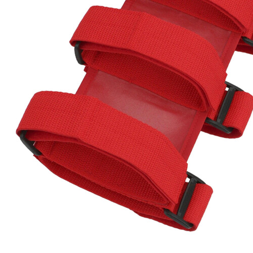 Car Roll Bar Mounted Fire Extinguisher Holder Bracket Adjustable Strap 2