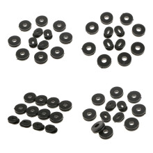 48x Black rubber Side Cover Grommets For Motorcycle Car Auto GS125