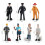 Miniature People Model Figurines Baker Postman Realistic Micro Landsca 2