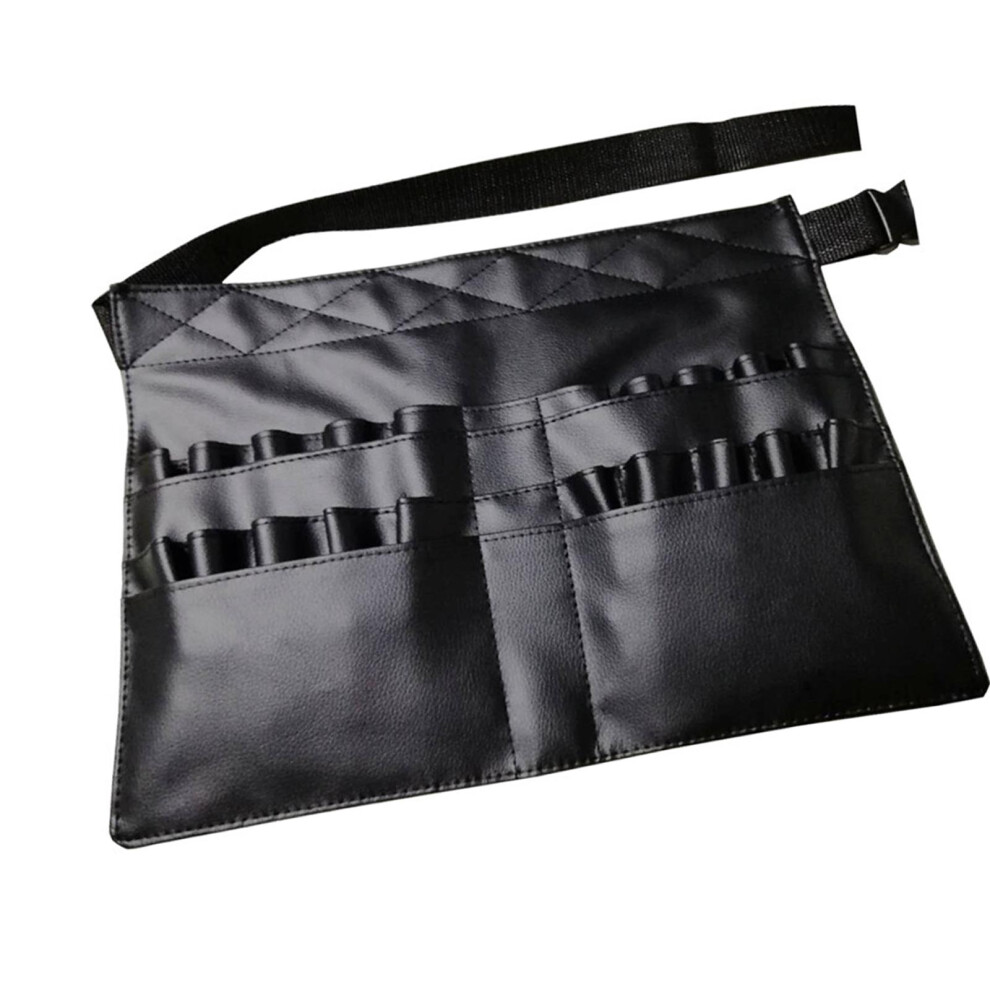 Makeup Brush Bag Multi Pockets with Artist Belt Strap for Fashion Styl