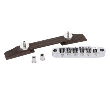 Jazz Guitar Rosewood Bridge with Saddles