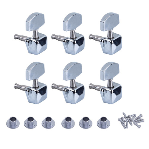 6 Pieces Guitar String Tuning Key Pegs Tuners Set 3Right3Left for Guit 1