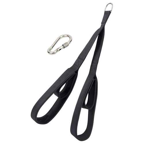 Tricep Rope Pull Down Pulley System Overhead Pull Back Comfortable Cab 1