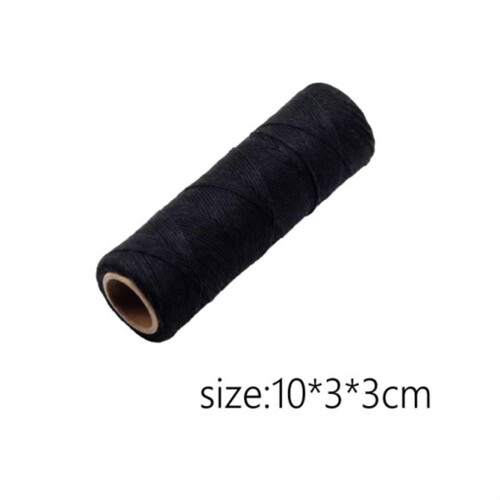 2Pcs Weaving Loom Warp Thread Black White Warping Thread for Carpet Bl 1
