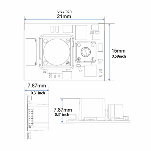 Radar Ranging Module 20M Sturdy Multipurpose Development for Office Ho 1