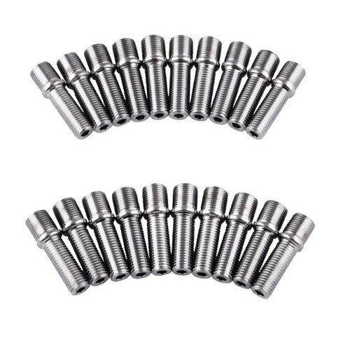 20X Extend Wheel Stud Conversion Screw Adapter For    M14*1.5-M12*1.5 2