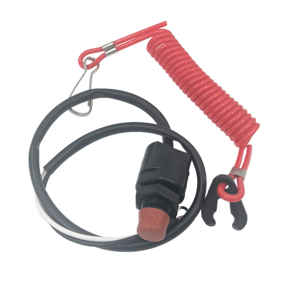 Universal Boat Outboard Engine Stop Kill Switch For Tether Cord Lanyar 694810272728