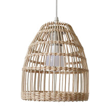 Rattan Lampshade Boho Scandi Hanging Handmade for Home Living Room